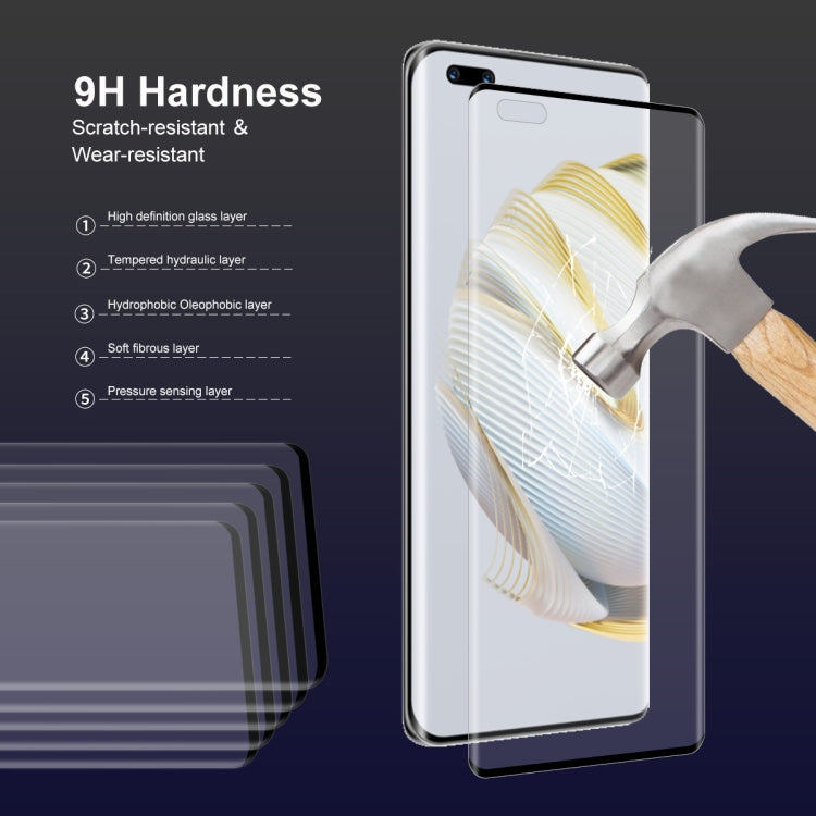 5 PCS For Huawei Nova 10 Pro ENKAY 3D Heat Bending Tempered Glass Film - Huawei Tempered Glass by ENKAY | Online Shopping South Africa | PMC TechLife | Buy Now Pay Later Mobicred