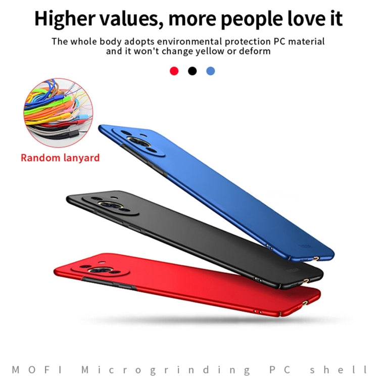 For Huawei Nova 10 Pro MOFI Frosted PC Ultra-thin Hard Case(Black) - Huawei Cases by MOFI | Online Shopping South Africa | PMC TechLife | Buy Now Pay Later Mobicred