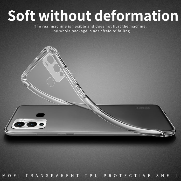 For Infinix Hot 12i MOFI Ming Series Ultra-thin TPU Phone Case(Transparent) - Infinix Cases by MOFI | Online Shopping South Africa | PMC TechLife | Buy Now Pay Later Mobicred