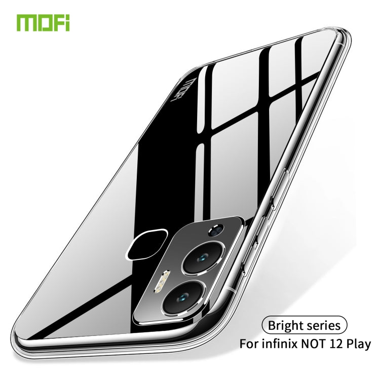 For Infinix Hot 12 Play MOFI Ming Series Ultra-thin TPU Phone Case(Transparent) - Infinix Cases by MOFI | Online Shopping South Africa | PMC TechLife