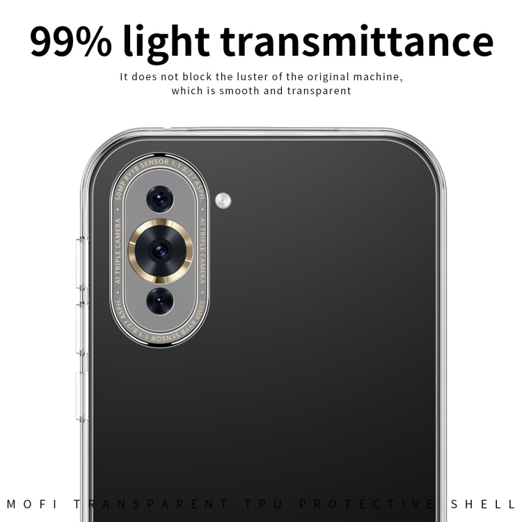 For Huawei Nova 10 Pro MOFI Ming Series Ultra-thin TPU Phone Case(Transparent) - Huawei Cases by MOFI | Online Shopping South Africa | PMC TechLife | Buy Now Pay Later Mobicred