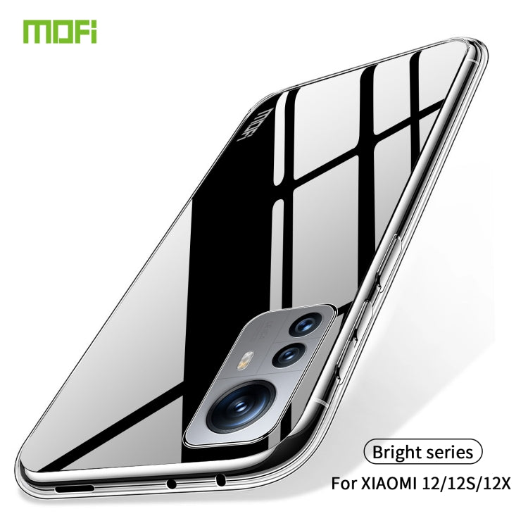 For Xiaomi 12 / 12S / 12X MOFI Ming Series Ultra-thin TPU Phone Case(Transparent) - Xiaomi Cases by MOFI | Online Shopping South Africa | PMC TechLife
