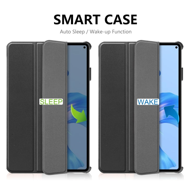 For Huawei MatePad Pro 11 2022 ENKAY Plastic Back Cover Smart Leather Stand Case(Grey) - free shipping - PMC TechLife - Order now!