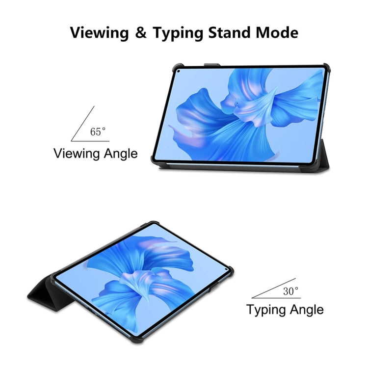 For Huawei MatePad Pro 11 2022 ENKAY Plastic Back Cover Smart Leather Stand Case(Dark Blue) - free shipping - PMC TechLife - Order now!