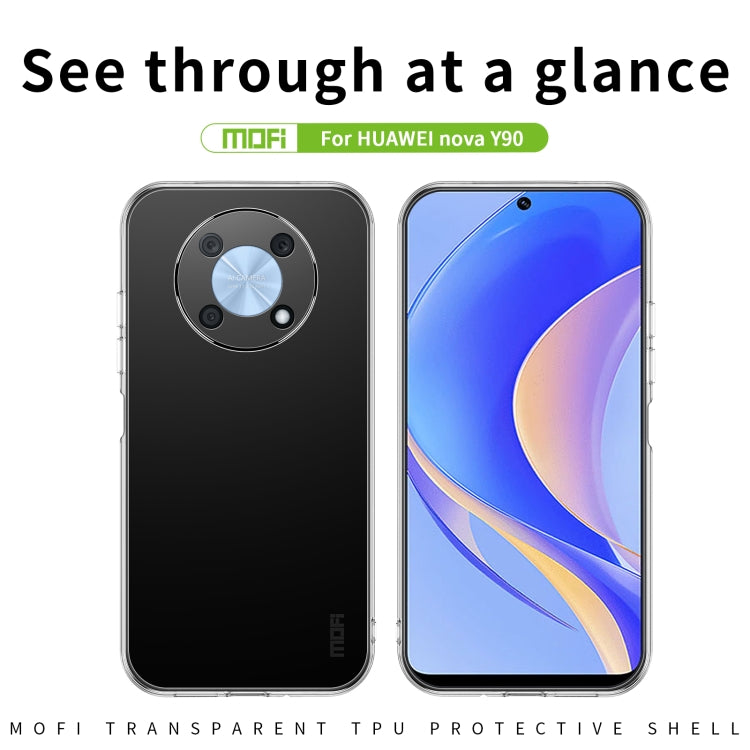 For Huawei nova Y90 / Enjoy 50 Pro MOFI Ming Series Ultra-thin TPU Phone Case(Transparent) - Huawei Cases by MOFI | Online Shopping South Africa | PMC TechLife | Buy Now Pay Later Mobicred
