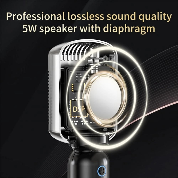KM600 Wireless Microphone TWS Handheld Noise Reduction Smart Bluetooth-compatible Condenser Mic Music Player for Singing(Gold) - Microphone by PMC TechLife | Online Shopping South Africa | PMC TechLife | Buy Now Pay Later Mobicred