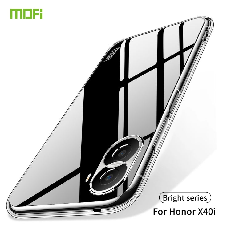 For Honor X40i MOFI Ming Series Ultra-thin TPU Phone Case(Transparent) - Honor Cases by MOFI | Online Shopping South Africa | PMC TechLife | Buy Now Pay Later Mobicred