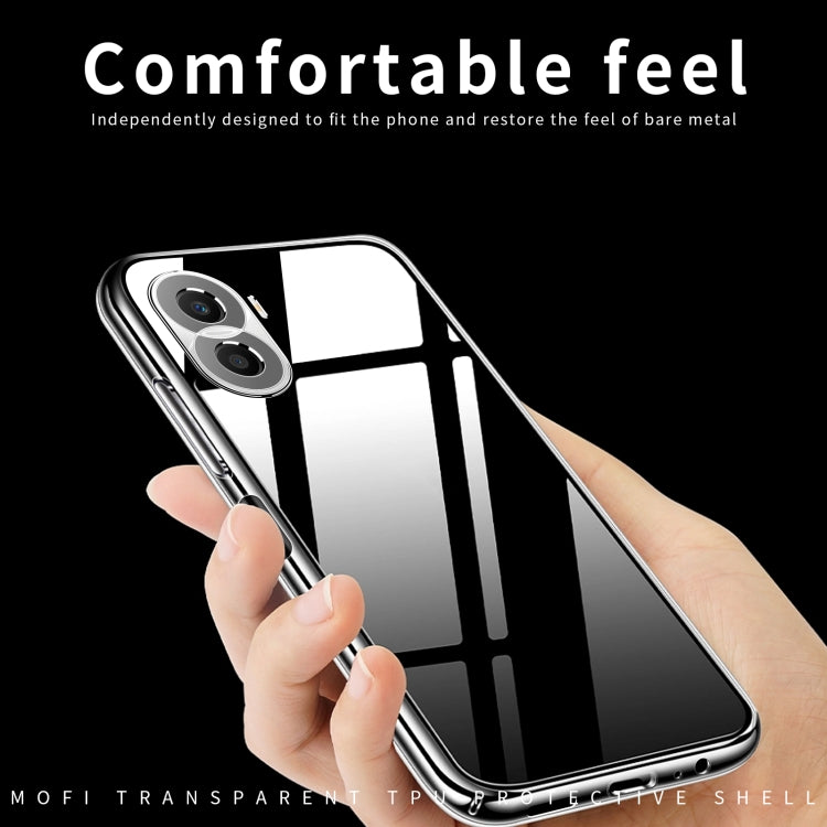 For Honor X40i MOFI Ming Series Ultra-thin TPU Phone Case(Transparent) - Honor Cases by MOFI | Online Shopping South Africa | PMC TechLife | Buy Now Pay Later Mobicred