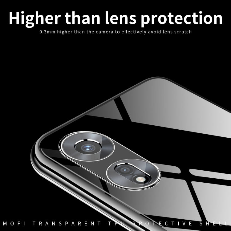 For OPPO A97 5G MOFI Ming Series Ultra-thin TPU Phone Case(Transparent) - OPPO Cases by MOFI | Online Shopping South Africa | PMC TechLife