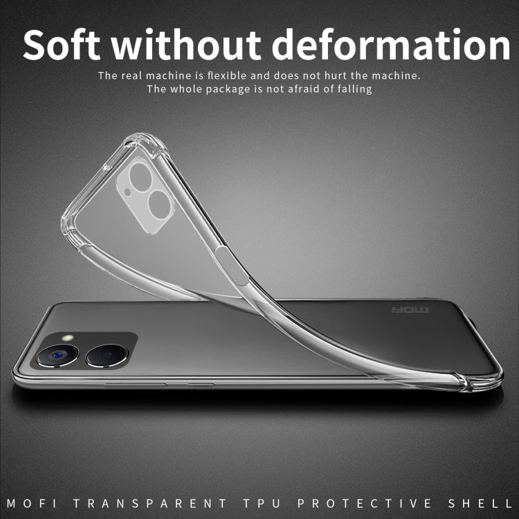 For Realme V20 5G MOFI Ming Series Ultra-thin TPU Phone Case(Transparent) - Realme Cases by MOFI | Online Shopping South Africa | PMC TechLife