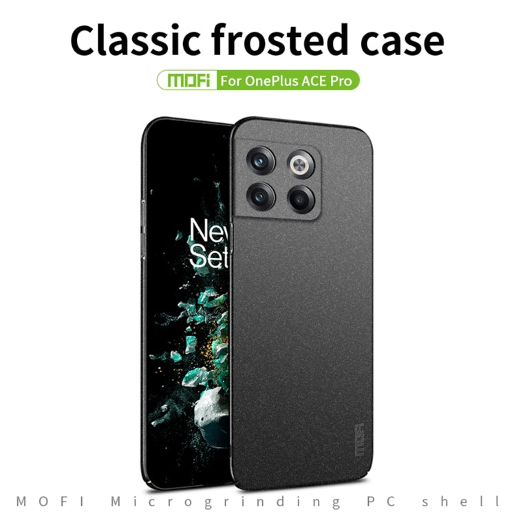 For OnePlus Ace Pro MOFI Frosted PC Ultra-thin Hard Phone Case(Gray) -  by MOFI | Online Shopping South Africa | PMC TechLife | Buy Now Pay Later Mobicred