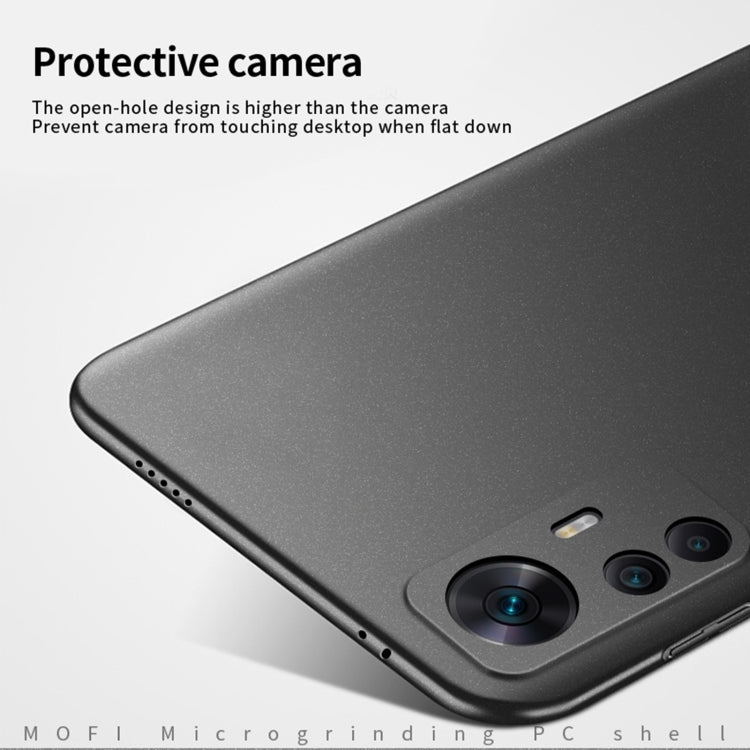 For Xiaomi 12T / 12T Pro / Redmi K50 Ultra MOFI Frosted PC Ultra-thin Hard Phone Case(Gray) - free shipping - PMC TechLife - Order now!