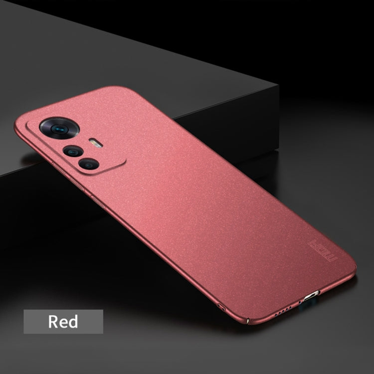 For Xiaomi 12T / 12T Pro / Redmi K50 Ultra MOFI Frosted PC Ultra-thin Hard Phone Case(Red) - free shipping - PMC TechLife - Order now!