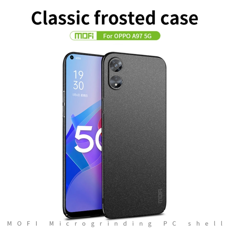 For OPPO A97 5G MOFI Frosted PC Ultra-thin Hard Phone Case(Green) - free shipping - PMC TechLife - Order now!
