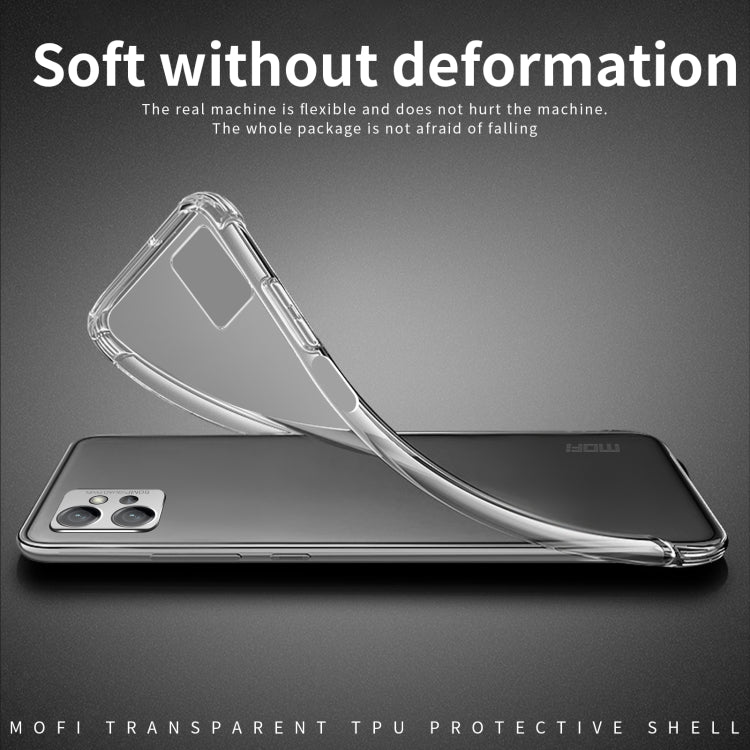 For Motorola Moto G32 MOFI Ming Series Ultra-thin TPU Phone Case(Transparent) - Motorola Cases by MOFI | Online Shopping South Africa | PMC TechLife | Buy Now Pay Later Mobicred