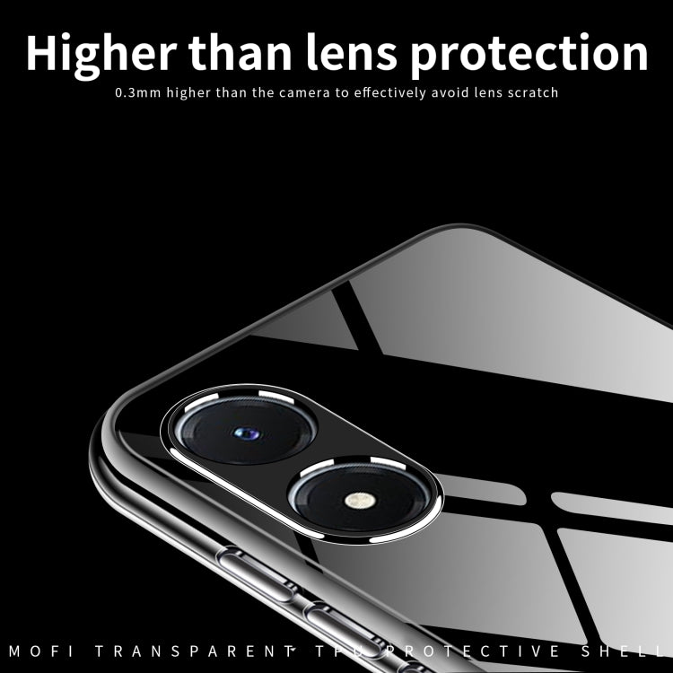 For vivo Y02s MOFI Ming Series Ultra-thin TPU Phone Case(Transparent) - vivo Cases by MOFI | Online Shopping South Africa | PMC TechLife