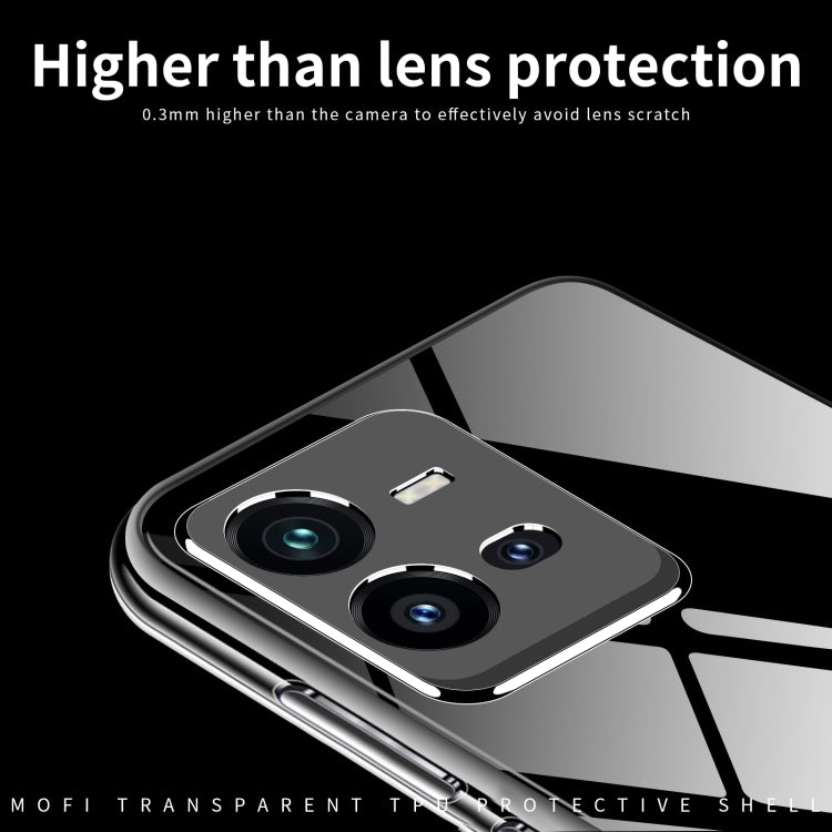 For vivo V25 MOFI Ming Series Ultra-thin TPU Phone Case(Transparent) - free shipping - PMC TechLife - Order now!