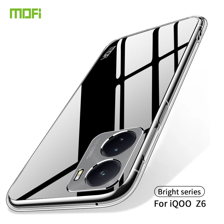 For vivo iQOO Z6 MOFI Ming Series Ultra-thin TPU Phone Case(Transparent) - vivo Cases by MOFI | Online Shopping South Africa | PMC TechLife