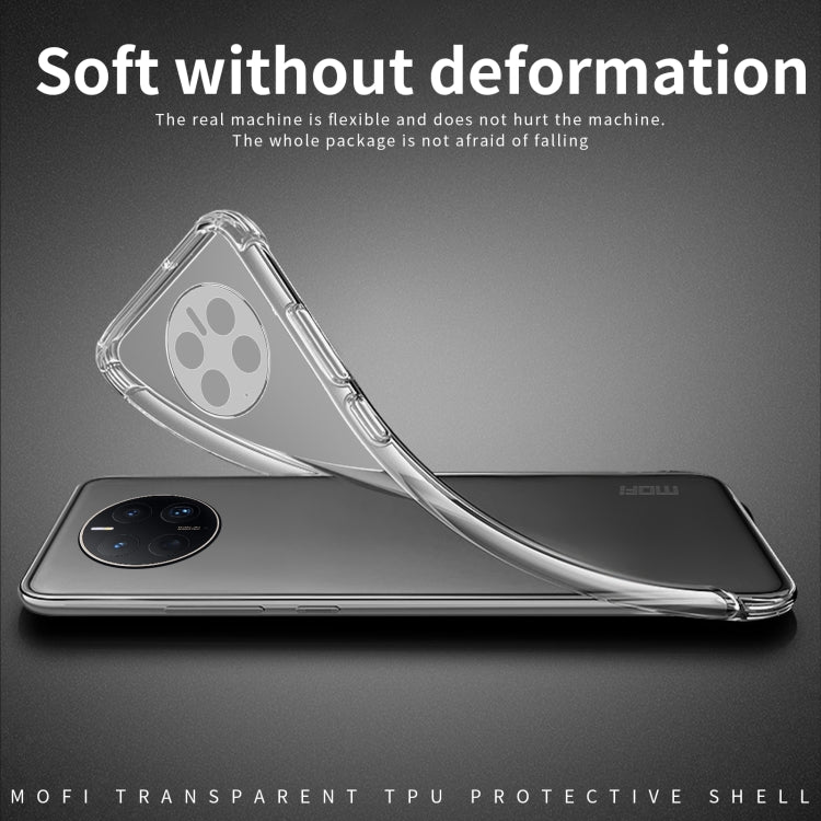 For Huawei Mate 50 Pro MOFI Ming Series Ultra-thin TPU Phone Case(Transparent) - Huawei Cases by MOFI | Online Shopping South Africa | PMC TechLife | Buy Now Pay Later Mobicred