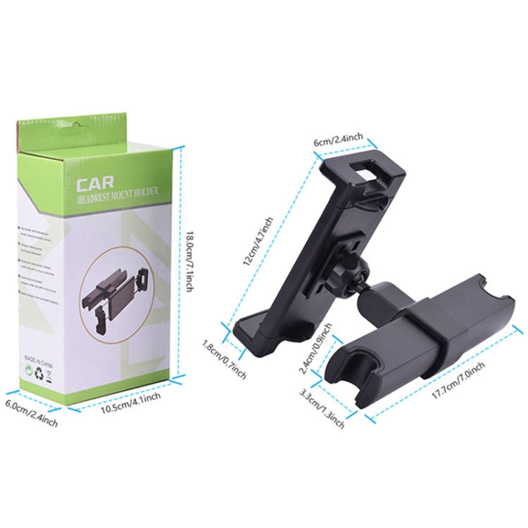 X004 Universal Rotational Adjustable Car Back Seat Mount Tablet Stand Phone Holder - Universal Car Holders by PMC Jewellery | Online Shopping South Africa | PMC Jewellery | Buy Now Pay Later Mobicred