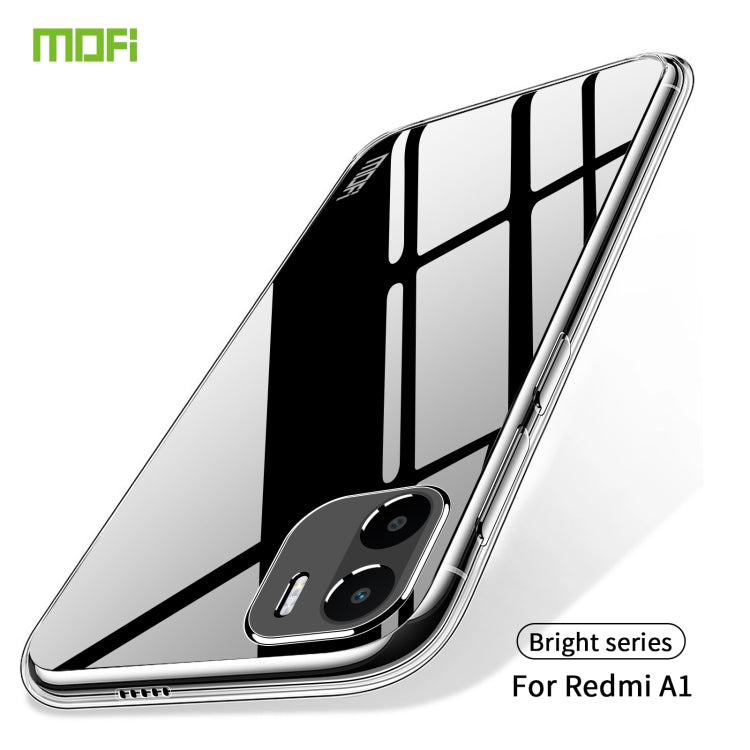 For Xiaomi Redmi A1 MOFI Ming Series Ultra-thin TPU Phone Case(Transparent) - Xiaomi Cases by MOFI | Online Shopping South Africa | PMC TechLife