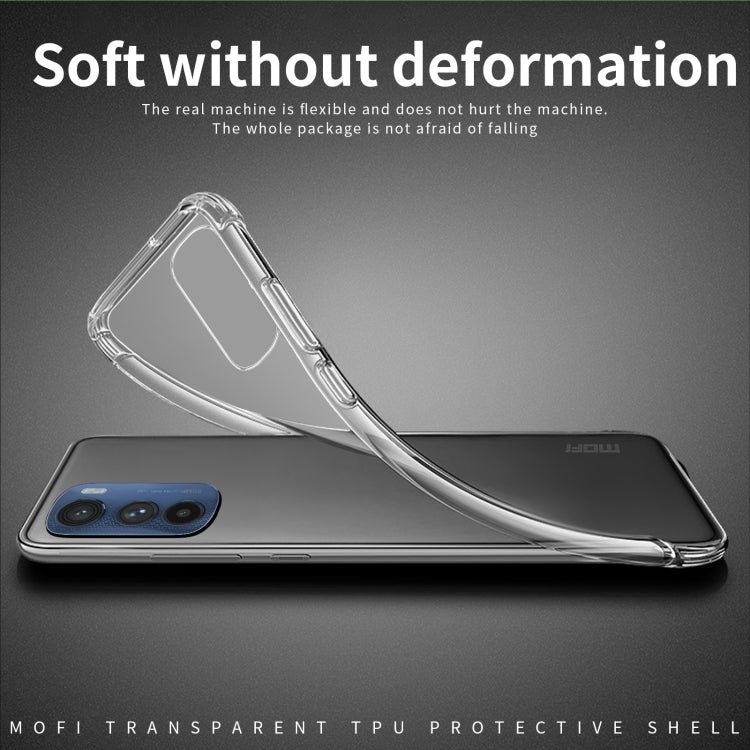 For Motorola Moto Edge 30 MOFI Ming Series Ultra-thin TPU Phone Case(Transparent) - Motorola Cases by MOFI | Online Shopping South Africa | PMC TechLife