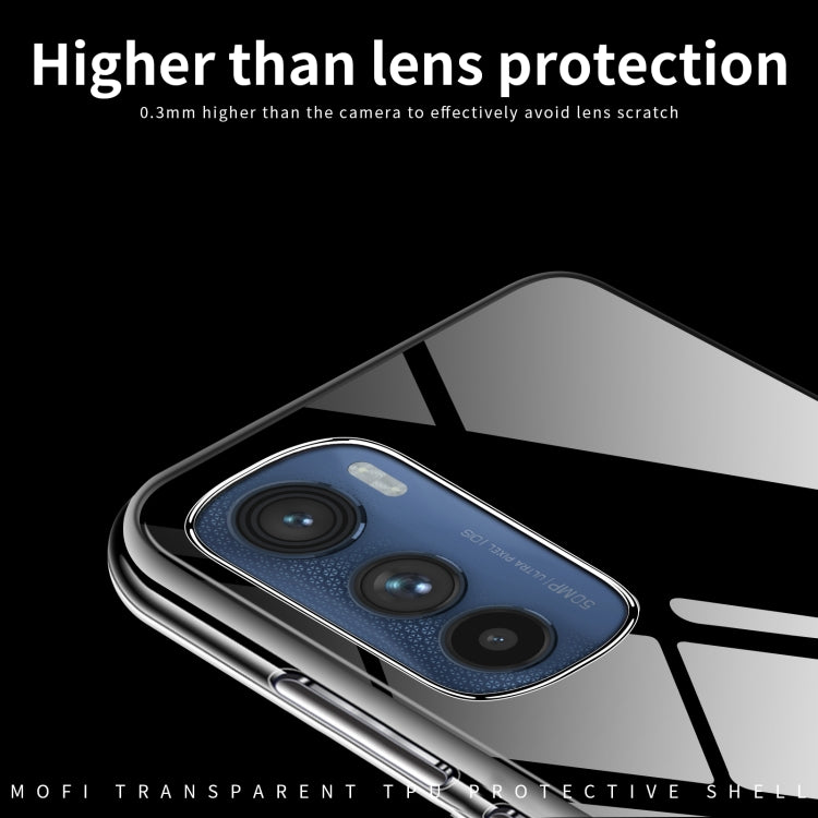 For Motorola Moto Edge 30 MOFI Ming Series Ultra-thin TPU Phone Case(Transparent) - Motorola Cases by MOFI | Online Shopping South Africa | PMC TechLife