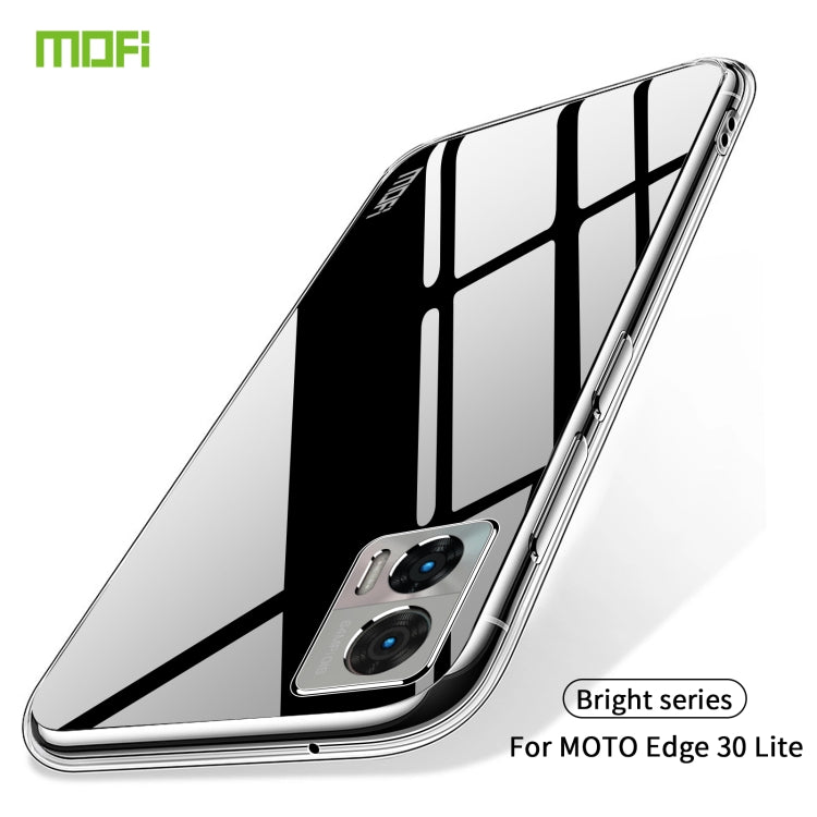 For Motorola Moto Edge 30 Lite / Edge 30 Neo 5G MOFI Ming Series Ultra-thin TPU Phone Case(Transparent) - Motorola Cases by MOFI | Online Shopping South Africa | PMC TechLife | Buy Now Pay Later Mobicred