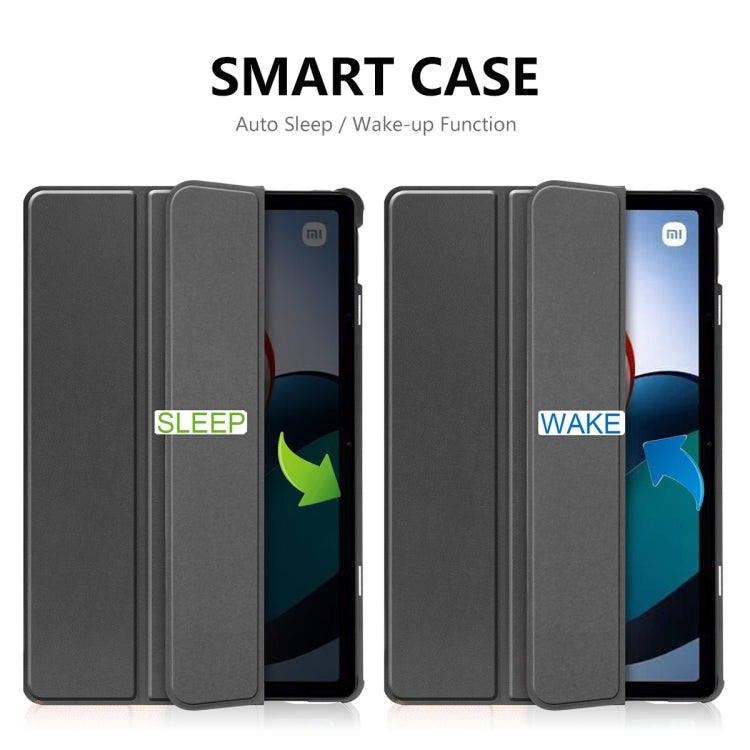 For Xiaomi Redmi Pad 10.61 inch ENKAY Tri-fold Custer Texture Leather Stand Smart Case(Light Blue) - free shipping - PMc TechLife - Order now!