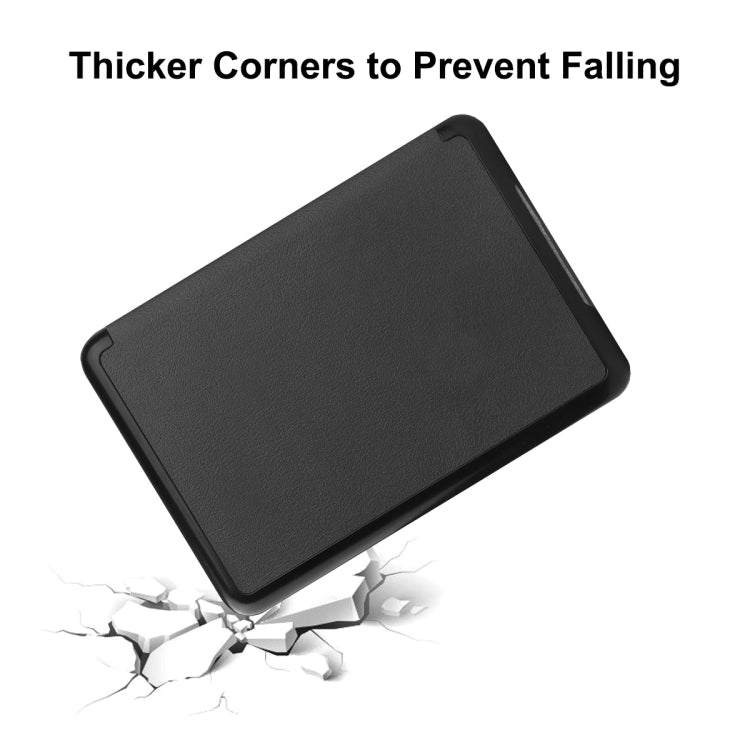 For Amazon Kindle 2022 Gen11 ENKAY Custer Texture Leather Smart Case(Dark Green) - Amazon by ENKAY | Online Shopping South Africa | PMC TechLife | Buy Now Pay Later Mobicred