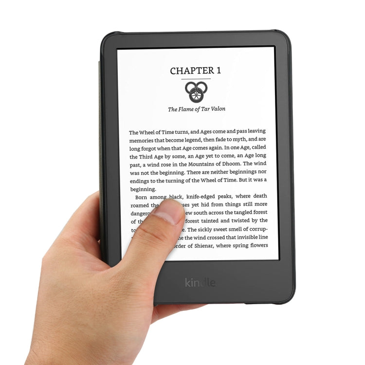For Amazon Kindle 2022 Gen11 ENKAY Custer Texture Leather Smart Case(Dark Green) - Amazon by ENKAY | Online Shopping South Africa | PMC TechLife | Buy Now Pay Later Mobicred