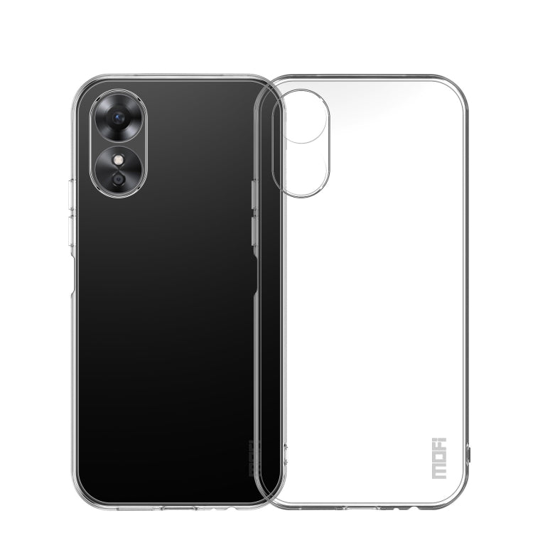 For OPPO A17 / A17K MOFI Ming Series Ultra-thin TPU Phone Case(Transparent) - OPPO Cases by MOFI | Online Shopping South Africa | PMC TechLife