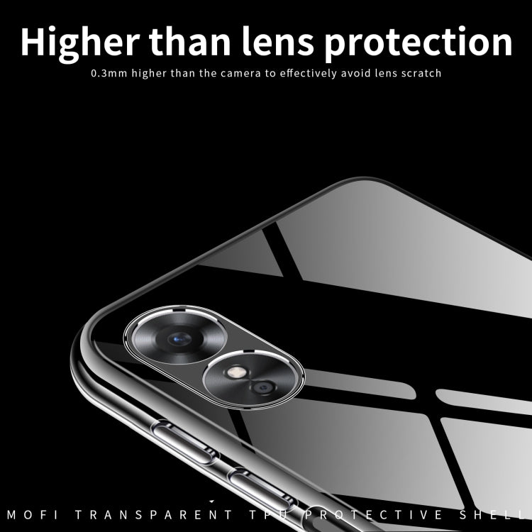For OPPO A17 / A17K MOFI Ming Series Ultra-thin TPU Phone Case(Transparent) - OPPO Cases by MOFI | Online Shopping South Africa | PMC TechLife