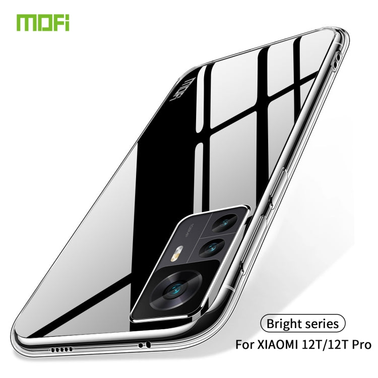 For Xiaomi 12T / 12T Pro MOFI Ming Series Ultra-thin TPU Phone Case(Transparent) - Xiaomi Cases by MOFI | Online Shopping South Africa | PMC TechLife