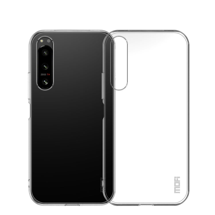 For Sony Xperia 5 IV MOFI Ming Series Ultra-thin TPU Phone Case(Transparent) - Sony Cases by MOFI | Online Shopping South Africa | PMC TechLife | Buy Now Pay Later Mobicred
