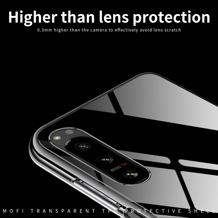 For Sony Xperia 5 IV MOFI Ming Series Ultra-thin TPU Phone Case(Transparent) - Sony Cases by MOFI | Online Shopping South Africa | PMC TechLife | Buy Now Pay Later Mobicred