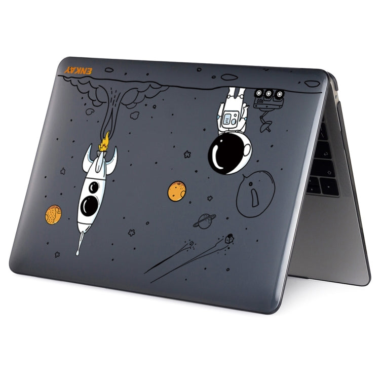For MacBook Pro 14.2 A2442/A2779 2023 ENKAY Hat-Prince 3 in 1 Spaceman Pattern Laotop Protective Crystal Case with TPU Keyboard Film / Anti-dust Plugs, Version:EU(Spaceman No.1) - free shipping - PMC Jewellery - Order now!