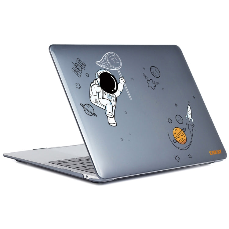 For MacBook Pro 14.2 A2442/A2779 2023 ENKAY Hat-Prince 3 in 1 Spaceman Pattern Laotop Protective Crystal Case with TPU Keyboard Film / Anti-dust Plugs, Version:EU(Spaceman No.2) - free shipping - PMC Jewellery - Order now!