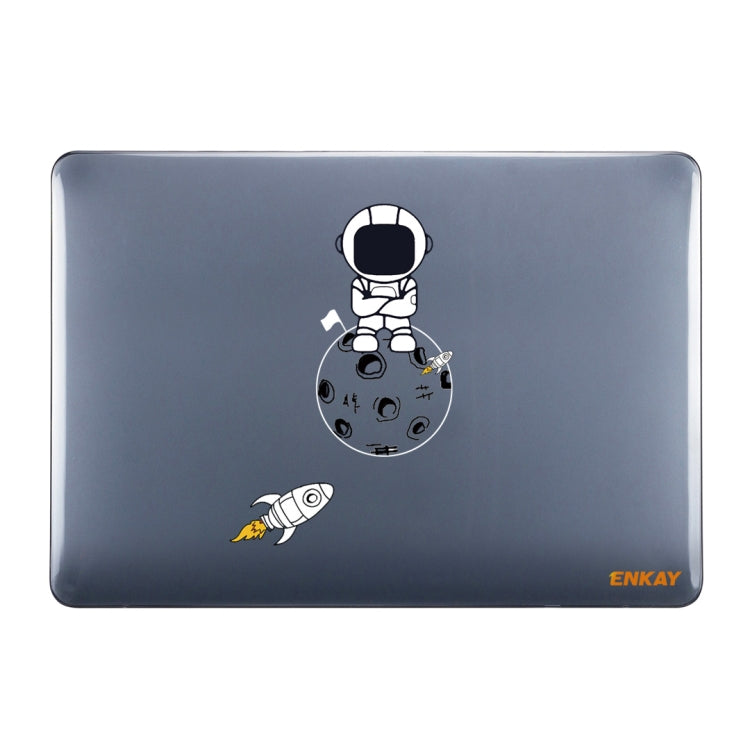 For MacBook Pro 14.2 A2442/A2779 2023 ENKAY Hat-Prince 3 in 1 Spaceman Pattern Laotop Protective Crystal Case with TPU Keyboard Film / Anti-dust Plugs, Version:EU(Spaceman No.4) - free shipping - PMC Jewellery - Order now!