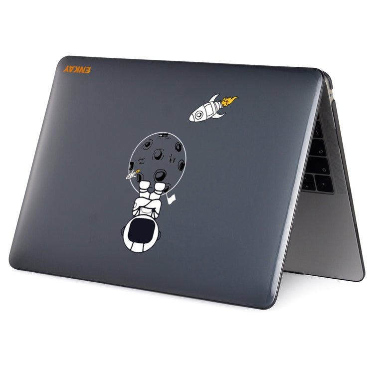 For MacBook Pro 14.2 A2442/A2779 2023 ENKAY Hat-Prince 3 in 1 Spaceman Pattern Laotop Protective Crystal Case with TPU Keyboard Film / Anti-dust Plugs, Version:EU(Spaceman No.4) - free shipping - PMC Jewellery - Order now!
