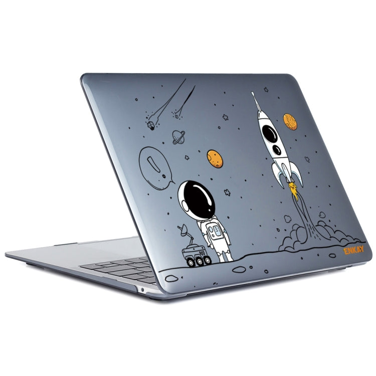 For MacBook Pro 16.2 A2485/A2880 2023 ENKAY Hat-Prince 3 in 1 Spaceman Pattern Laotop Protective Crystal Case with TPU Keyboard Film / Anti-dust Plugs, Version:EU(Spaceman No.1) - free shipping - PMC Jewellery - Order now!