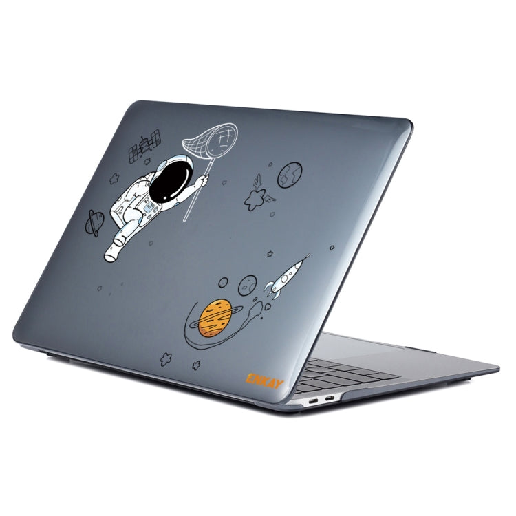 For MacBook Pro 16.2 A2485/A2880 2023 ENKAY Hat-Prince 3 in 1 Spaceman Pattern Laotop Protective Crystal Case with TPU Keyboard Film / Anti-dust Plugs, Version:EU(Spaceman No.2) - free shipping - PMC Jewellery - Order now!