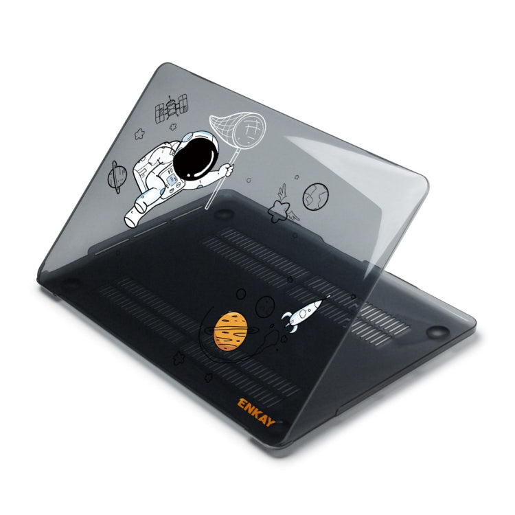 For MacBook Pro 16.2 A2485/A2880 2023 ENKAY Hat-Prince 3 in 1 Spaceman Pattern Laotop Protective Crystal Case with TPU Keyboard Film / Anti-dust Plugs, Version:EU(Spaceman No.2) - free shipping - PMC Jewellery - Order now!