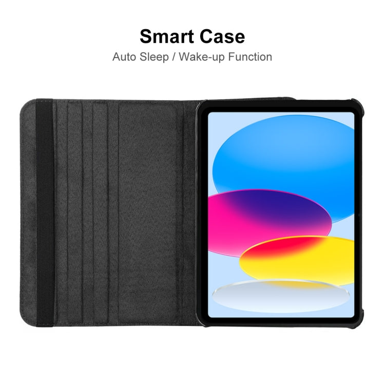 For iPad 2025 / 2022 ENKAY Hat-Prince 360 Degree Rotation Litchi Leather Smart Tablet Case(Black) - free shipping - PMc TechLife - Order now!