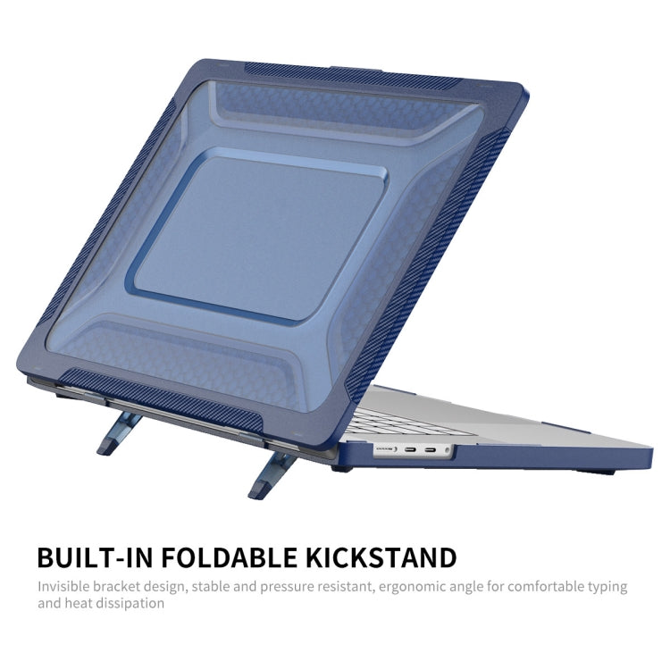 For MacBook Pro 14.2 A2442/A2779 2023 ENKAY Hat-Prince 3 in 1 Protective Bracket  Case Cover Hard Shell with TPU Keyboard Film / Anti-dust Plugs, Version:EU(Black) - free shipping - PMC Jewellery - Order now!