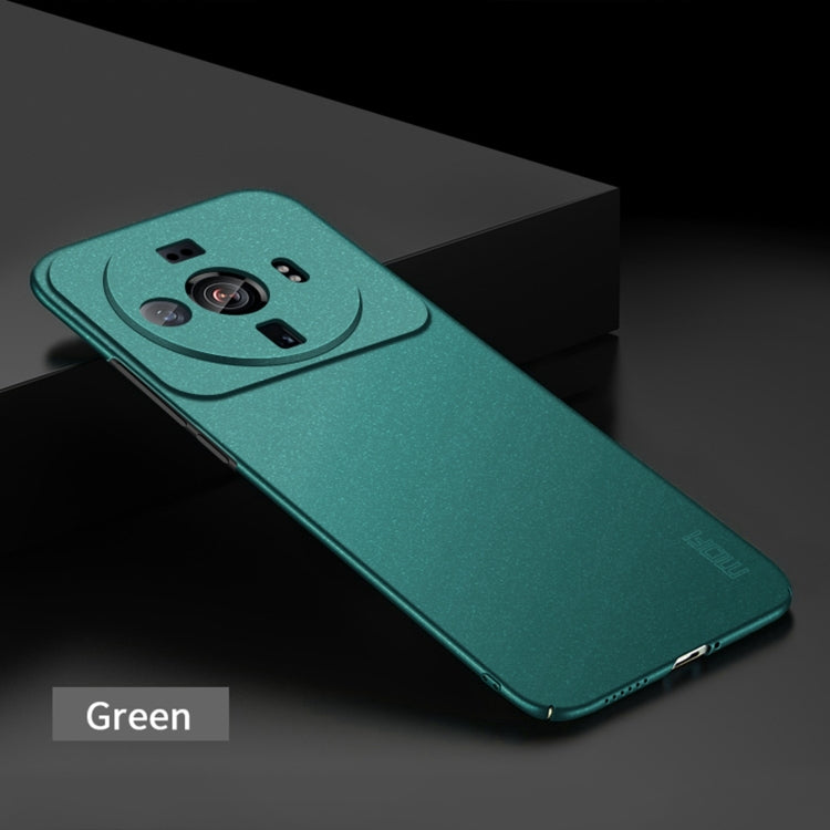 For Xiaomi 12s Ultra MOFI Fandun Series Frosted PC Ultra-thin Phone Case(Green) - free shipping - PMC TechLife - Order now!
