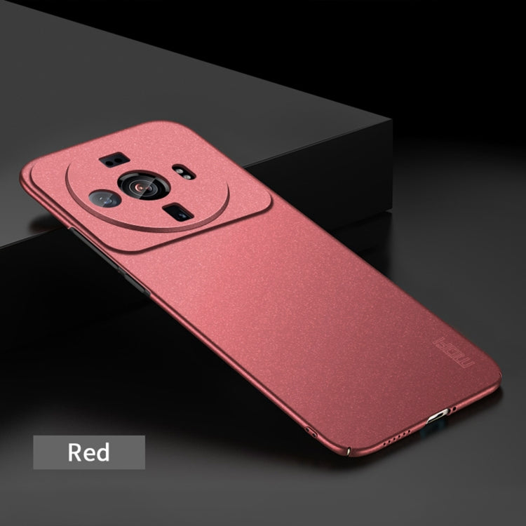 For Xiaomi 12s Ultra MOFI Fandun Series Frosted PC Ultra-thin Phone Case(Red) - free shipping - PMC TechLife - Order now!