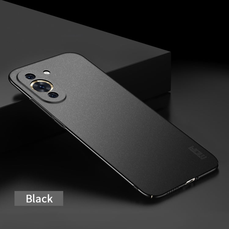 For Huawei Nova 10 MOFI Fandun Series Frosted PC Ultra-thin Phone Case(Black) - Huawei Cases by MOFI | Online Shopping South Africa | PMC TechLife | Buy Now Pay Later Mobicred