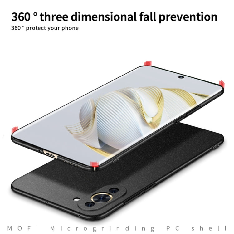For Huawei Nova 10 MOFI Fandun Series Frosted PC Ultra-thin Phone Case(Blue) - Huawei Cases by MOFI | Online Shopping South Africa | PMC TechLife | Buy Now Pay Later Mobicred