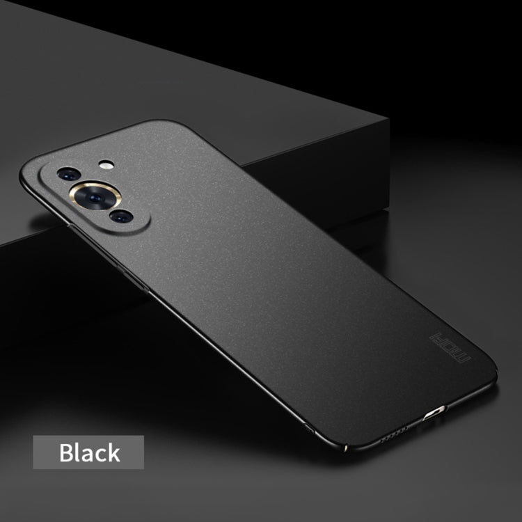 For Huawei Nova 10 Pro MOFI Fandun Series Frosted PC Ultra-thin Phone Case(Black) - Huawei Cases by MOFI | Online Shopping South Africa | PMC TechLife | Buy Now Pay Later Mobicred